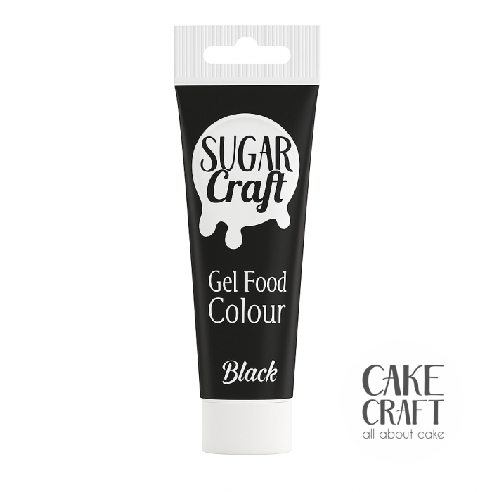 Χρώματα Τζελ / Πάστας - Χρώμα Ζαχαροπλαστικής σε Τζελ SugarCraft - Black / Μαύρο 30gr