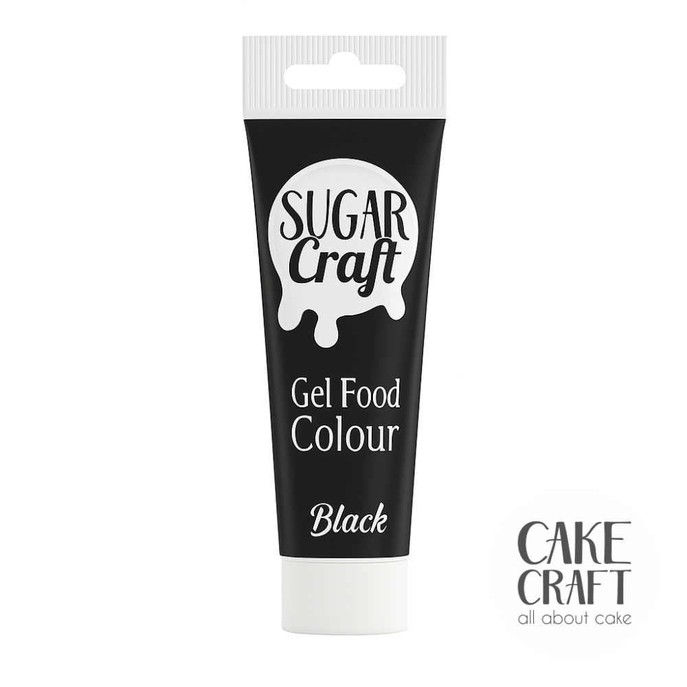 Χρώματα Τζελ / Πάστας - Χρώμα Ζαχαροπλαστικής σε Τζελ SugarCraft - Black / Μαύρο 30gr