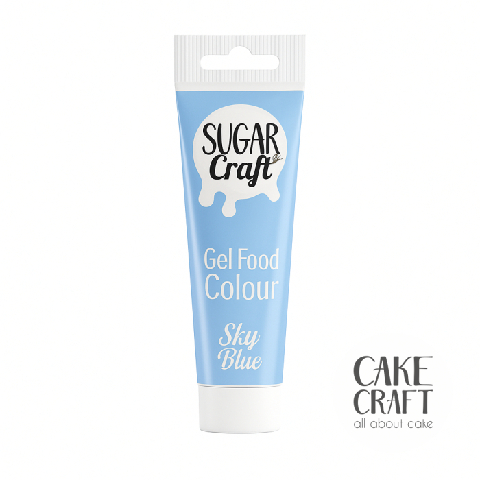 Χρώματα Τζελ / Πάστας - Χρώμα Ζαχαροπλαστικής σε Τζελ SugarCraft - Sky Blue / Ανοιχτό Μπλέ 30gr