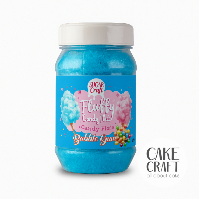 Χρωματιστή Ζάχαρη / Candy Floss - Candy Floss / Ζάχαρη Μαλλί της γριάς SugarCraft 300gr - Γεύση Τσιχλόφουσκα