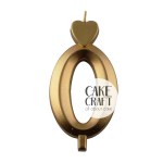 Κεριά & Βεγγαλικά - Κεράκι Γενεθλίων SugarCraft Χρυσό νούμερο 0