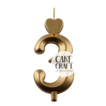 Κεριά & Βεγγαλικά - Κεράκι Γενεθλίων SugarCraft Χρυσό νούμερο 3