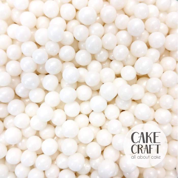 Πέρλες - SugarCraft Πέρλες Λευκές 5χιλ 80gr