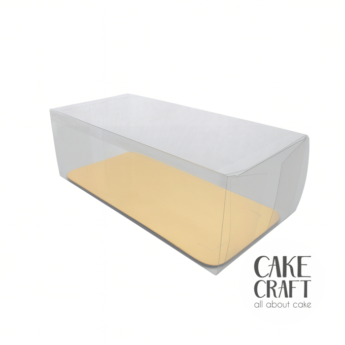 Διάφανα Κουτιά Τετράγωνα - Κουτί Διάφανο Τσουρεκιού PET 30x15x10Y cm με Βάση