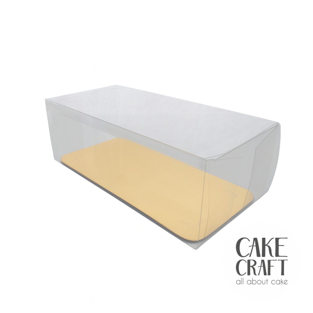 Διάφανα Κουτιά Τετράγωνα - Κουτί Διάφανο Τσουρεκιού PET 30x15x10Y cm με Βάση
