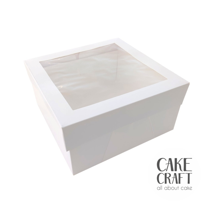 Κουτιά Ζαχαρόπαστας - Κουτί τούρτας 30x30x15cm με παράθυρο