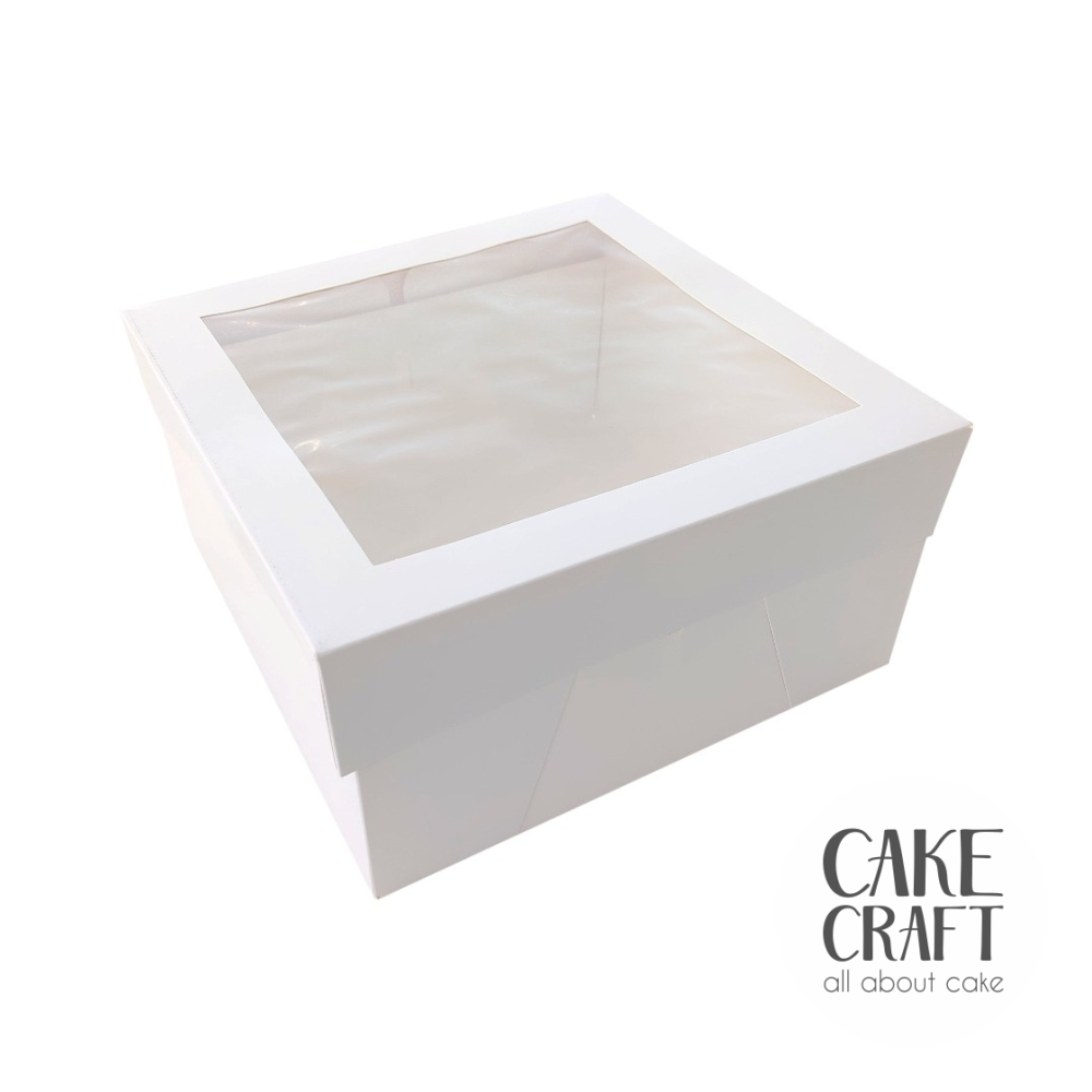 Κουτιά Ζαχαρόπαστας - Κουτί τούρτας 30x30x15cm με παράθυρο