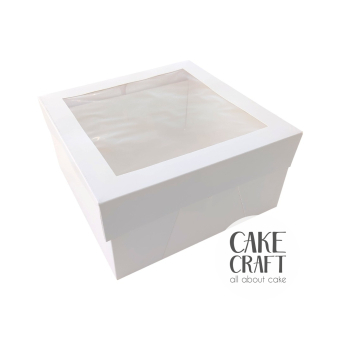 Κουτιά Ζαχαρόπαστας - Κουτί τούρτας 30x30x15cm με παράθυρο