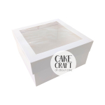 Κουτιά Ζαχαρόπαστας - Κουτί τούρτας 30x30x15cm με παράθυρο