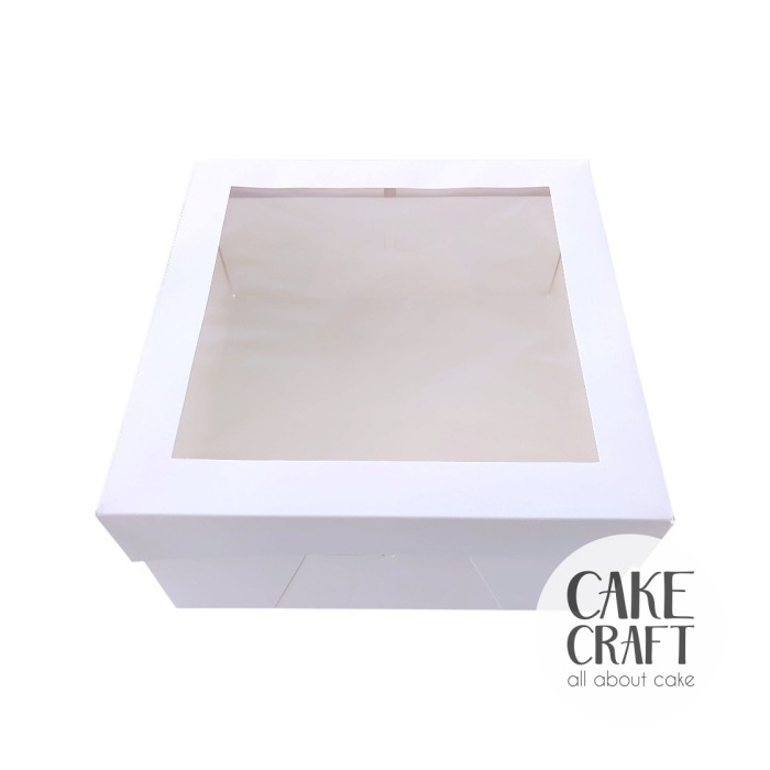 Κουτιά Ζαχαρόπαστας - Κουτί τούρτας 30x30x15cm με παράθυρο
