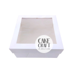 Κουτιά Ζαχαρόπαστας - Κουτί τούρτας 30x30x15cm με παράθυρο