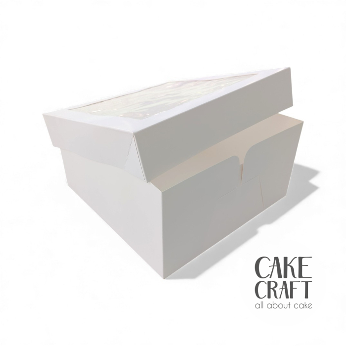 Κουτιά Ζαχαρόπαστας - Κουτί τούρτας 30x30x15cm με παράθυρο