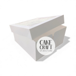 Κουτιά Ζαχαρόπαστας - Κουτί τούρτας 30x30x15cm με παράθυρο