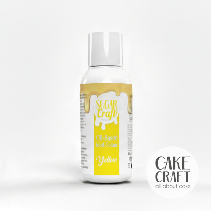 Χρώματα Σοκολάτας - Υγρό Λιποδιαλυτό Χρώμα Ζαχαροπλαστικής SugarCraft - Yellow / Κίτρινο 50gr