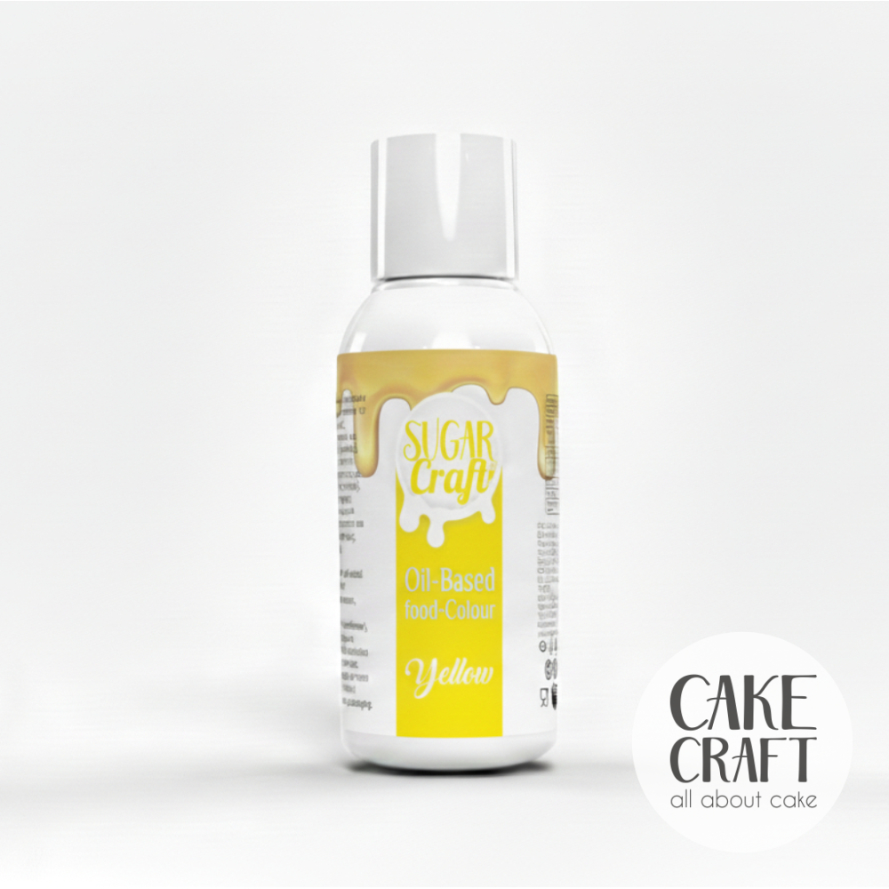 Χρώματα Σοκολάτας - Υγρό Λιποδιαλυτό Χρώμα Ζαχαροπλαστικής SugarCraft - Yellow / Κίτρινο 50gr