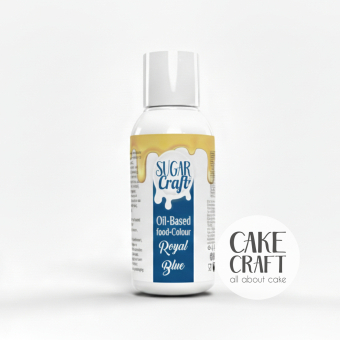 Χρώματα Σοκολάτας - Υγρό Λιποδιαλυτό Χρώμα Ζαχαροπλαστικής SugarCraft - Royal Blue / Μπλε 50gr