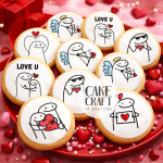 Βρώσιμη Εκτύπωση - Βρώσιμα σχέδια Συλλογή Βαλεντίνος ν2 - 12τμχ