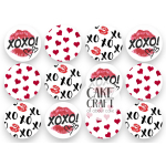 Βρώσιμη Εκτύπωση - Βρώσιμα σχέδια Συλλογή Βαλεντίνος ν4 - 12τμχ