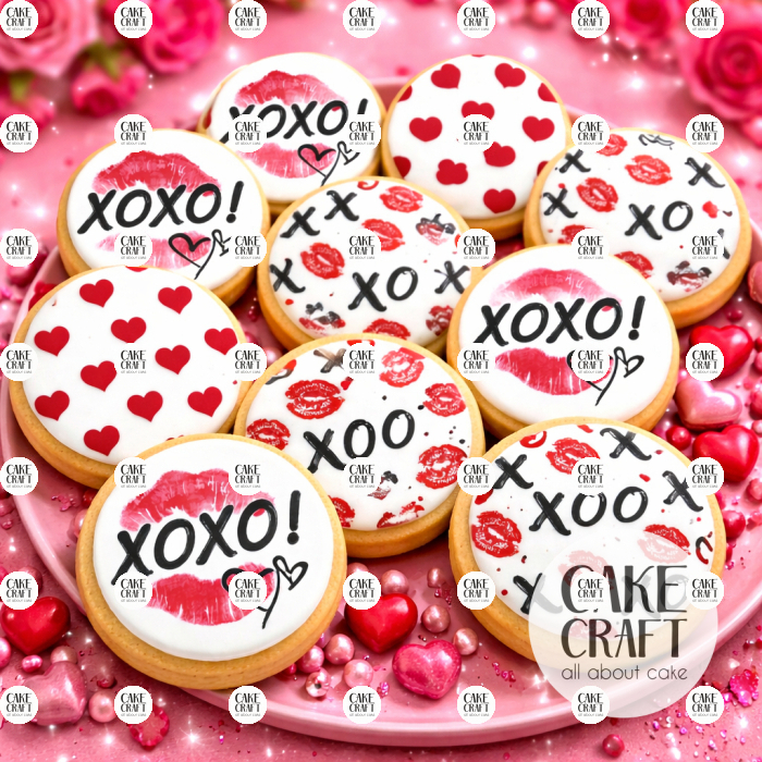 Βρώσιμη Εκτύπωση - Βρώσιμα σχέδια Συλλογή Βαλεντίνος ν4 - 12τμχ