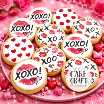 Βρώσιμη Εκτύπωση - Βρώσιμα σχέδια Συλλογή Βαλεντίνος ν4 - 12τμχ