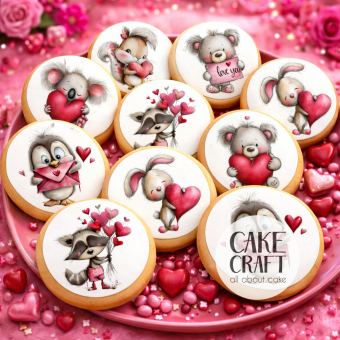 Βρώσιμη Εκτύπωση - Βρώσιμα σχέδια Συλλογή Βαλεντίνος ν5 - 12τμχ