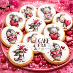 Βρώσιμη Εκτύπωση - Βρώσιμα σχέδια Συλλογή Βαλεντίνος ν5 - 12τμχ