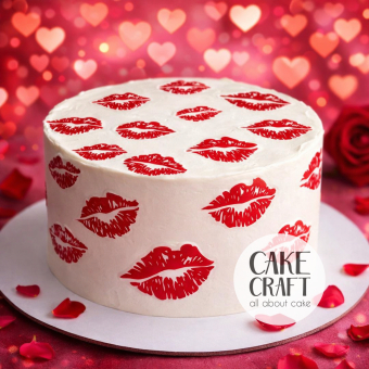 Βρώσιμα Σχέδια Γάμου / Βαλεντίνου - Βρώσιμα σχέδια Συλλογή Βαλεντίνος Χείλη - 21τμχ