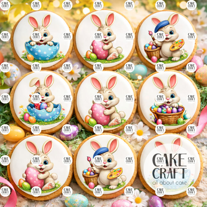 Βρώσιμα Σχέδια Πασχαλινά - Βρώσιμα σχέδια Πασχαλινά Λαγουδάκια - 15τμχ