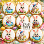 Βρώσιμα Σχέδια Πασχαλινά - Βρώσιμα σχέδια Πασχαλινά Λαγουδάκια - 15τμχ