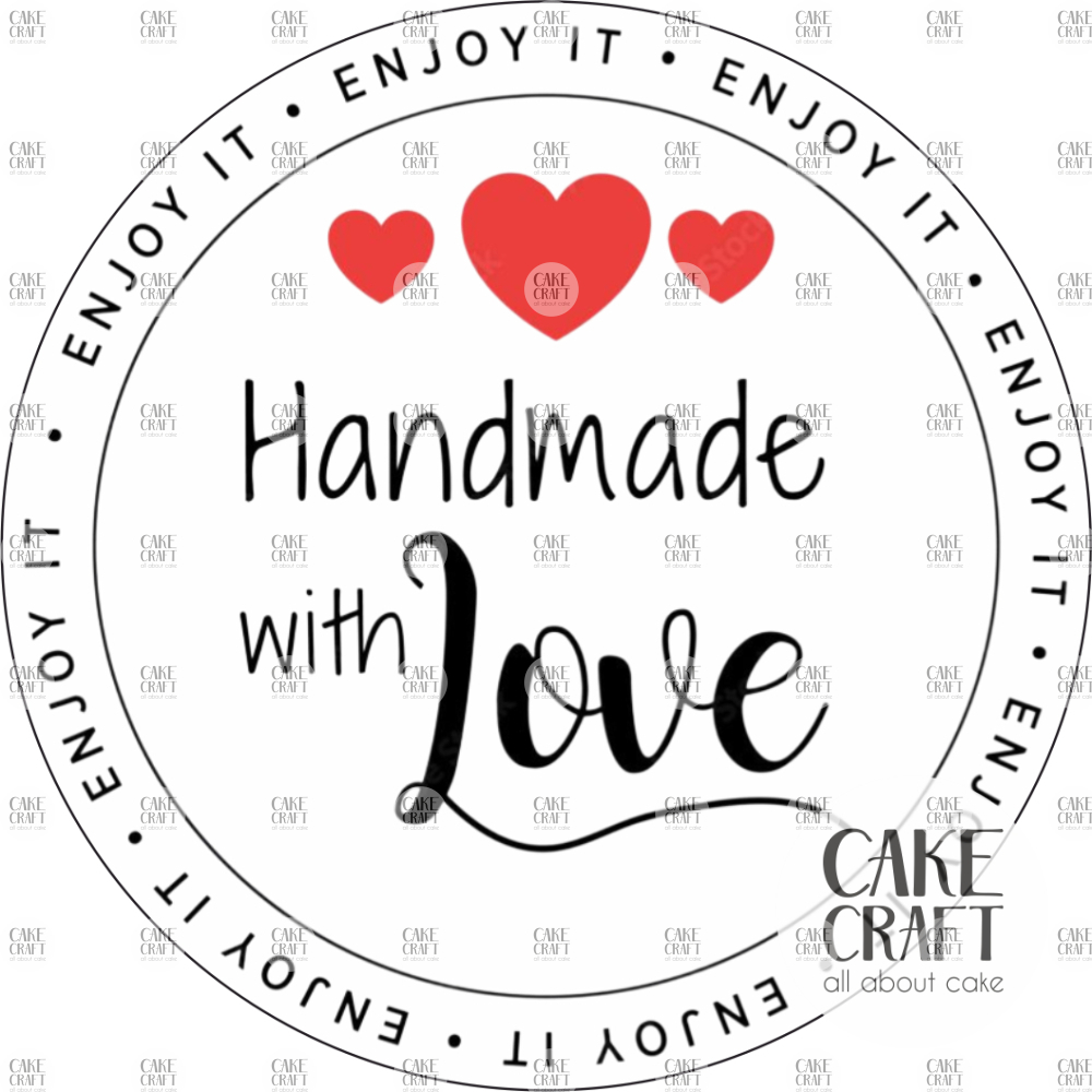 Αυτοκόλλητα - Αυτοκόλλητα Handmade with love v.1