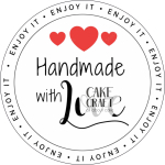 Αυτοκόλλητα - Αυτοκόλλητα Handmade with love v.1