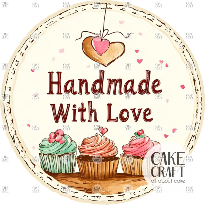 Αυτοκόλλητα - Αυτοκόλλητα Handmade with love v.2