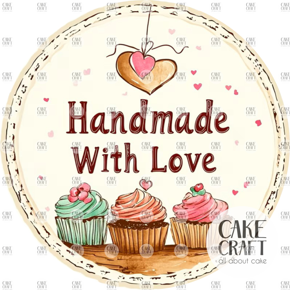 Αυτοκόλλητα - Αυτοκόλλητα Handmade with love v.2