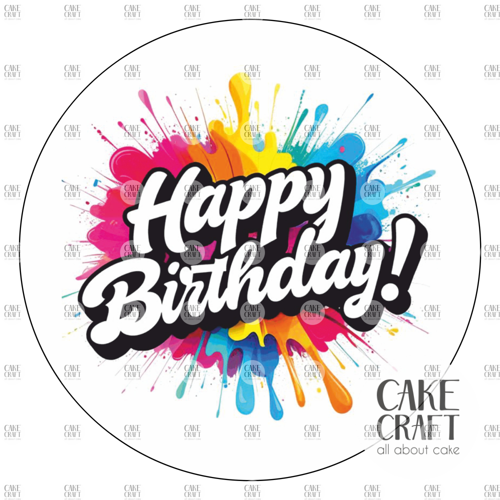 Αυτοκόλλητα - Αυτοκόλλητα Happy Birthday v.4