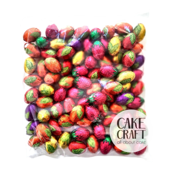 Σοκολατένια Αυγά / Μπάλες / Ζωάκια - Σοκολατένια αυγουλάκια γάλακτος πολύχρωμα 1Kg