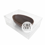 Διάφανα Κουτιά Τετράγωνα - Κουτί Διάφανο Τετράγωνο PET για μισό Αυγό 125gr - 20x14x7Y cm