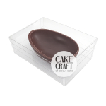 Διάφανα Κουτιά Τετράγωνα - Κουτί Διάφανο Τετράγωνο PET για μισό Αυγό 125gr - 20x14x7Y cm