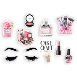 Βρώσιμα Σχέδια - Βρώσιμα σχέδια Make up/ Καλλυντικά σετ - 12τμχ