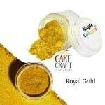 Χρώματα Σκόνης Περλέ - Χρώμα Φινιρίσματος σε σκόνη της Magic Colours - Βασιλικό Χρυσό 7ml (Royal Gold)