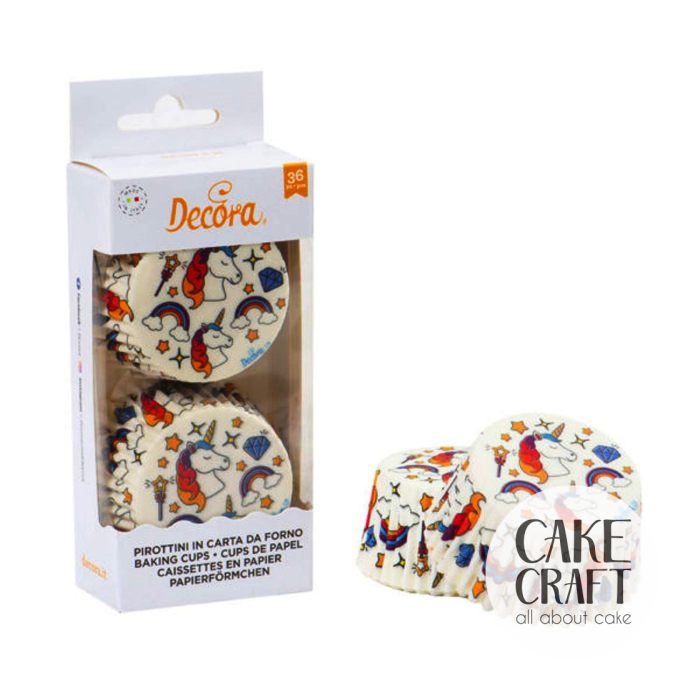 Καραμελόχαρτα  - Καραμελόχαρτα Decora Μονόκερος 36τμχ 50mmχ32mm