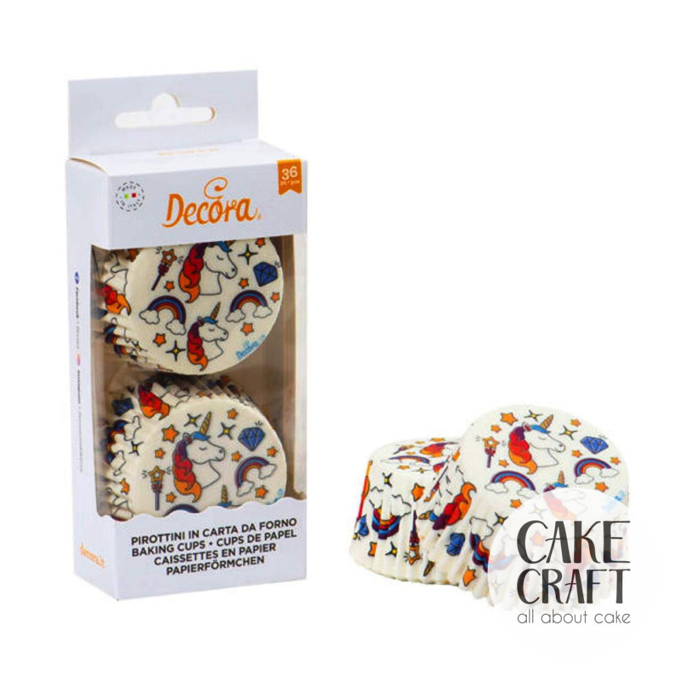 Καραμελόχαρτα  - Καραμελόχαρτα Decora Μονόκερος 36τμχ 50mmχ32mm