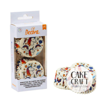 Καραμελόχαρτα  - Καραμελόχαρτα Decora Μονόκερος 36τμχ 50mmχ32mm