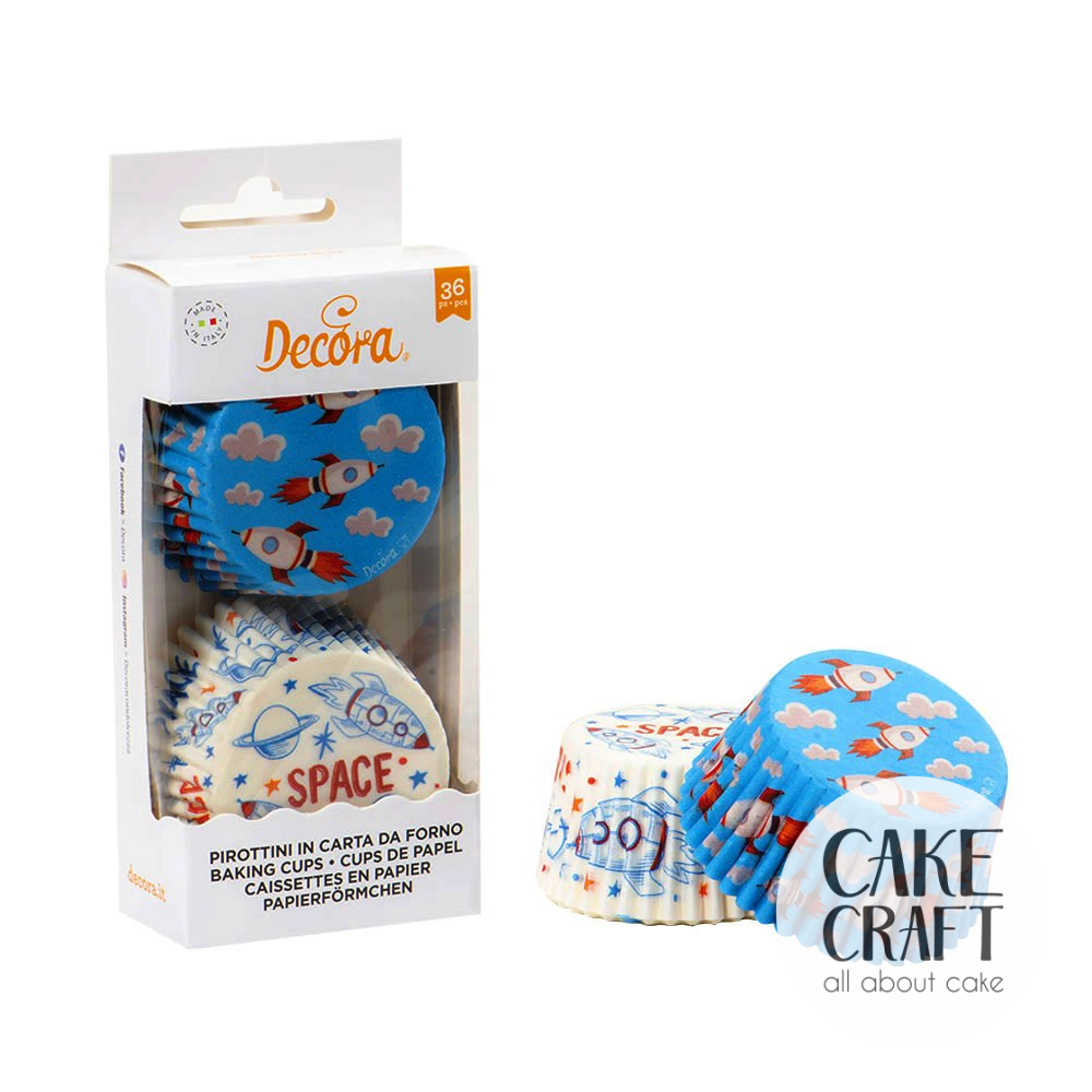 Καραμελόχαρτα  - Καραμελόχαρτα Decora Διάστημα 36τμχ 50mmχ32mm