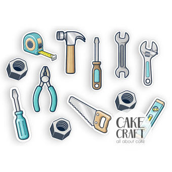 Βρώσιμα Σχέδια - Βρώσιμα σχέδια Εργαλεία σετ - 12τμχ