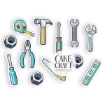 Βρώσιμα Σχέδια - Βρώσιμα σχέδια Εργαλεία σετ - 12τμχ