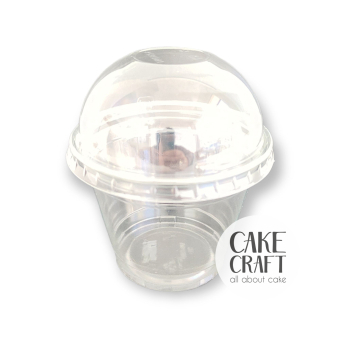 Είδη CupCakes - Πλαστική θήκη για 1 Cupcake / Muffin 50τμχ