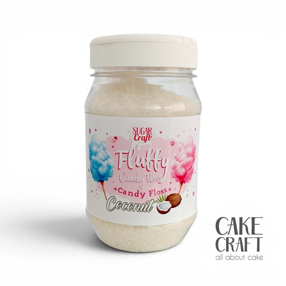 Χρωματιστή Ζάχαρη / Candy Floss - Candy Floss / Ζάχαρη Μαλλί της γριάς SugarCraft 300gr - Γεύση Καρύδα