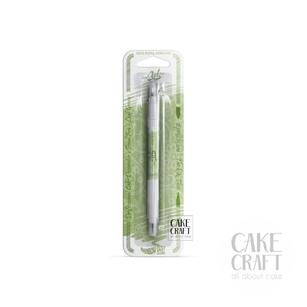 Διπλός Μαρκαδόρος Τροφίμων Rainbow Dust - Πράσινο των Φύλλων Rainbow Dust - (Food Pen Leaf Green)