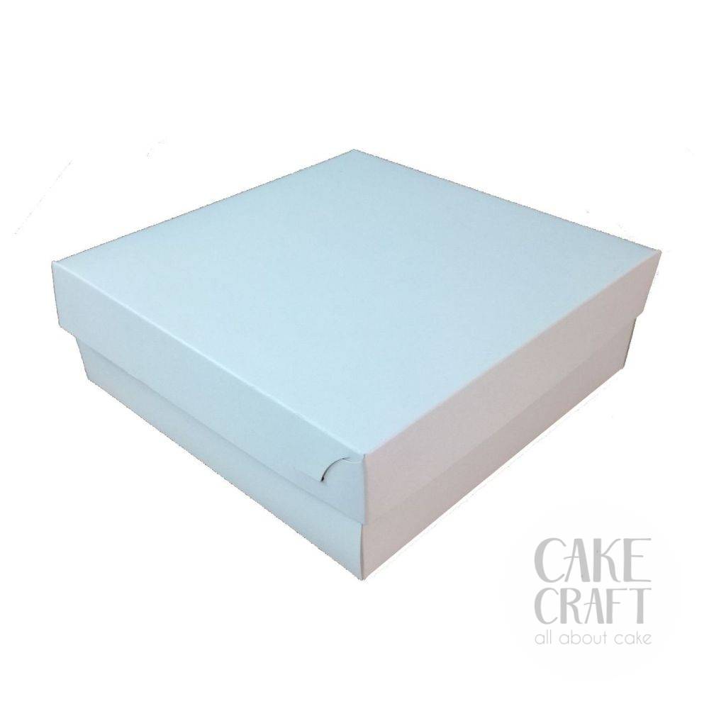 Κουτί τούρτας λευκό ζαχαροπλαστείου Νο2