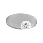 Δίσκοι Ζαχαρόπαστας 13mm - Δίσκος Τούρτας στρογγυλός Ασημένιος Πάχος 13mm. Διαμ.(12'')30,5εκ.